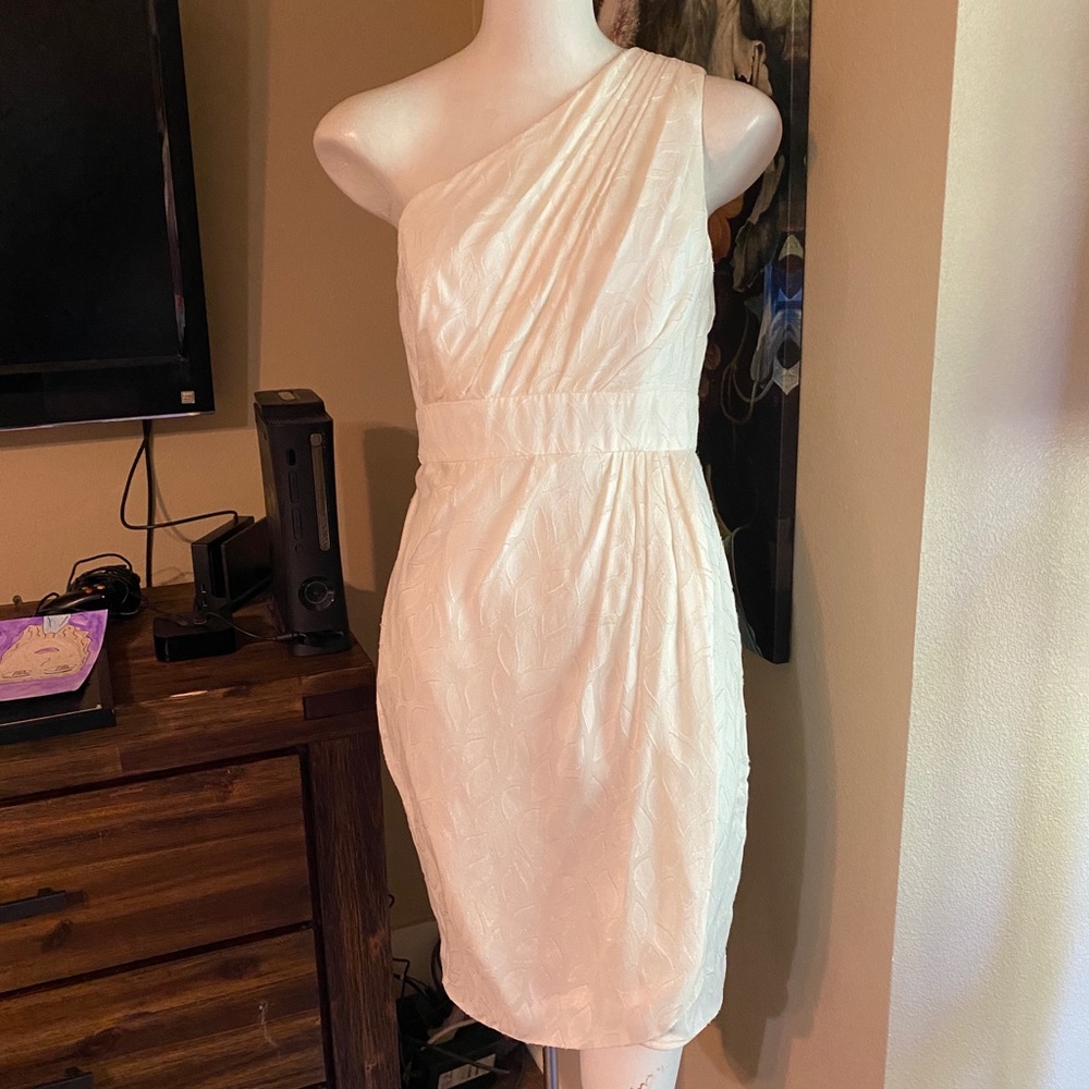 Shoshanna white Grecian dress